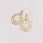 イヤリングコットンパール日本製ノン...