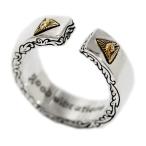 silver925 フリーメイソン プロビデンスの目 アラベスク オープンリング 指輪