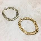 太い喜平チェーンブレスレット レディース メンズ
