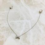 Yahoo! Yahoo!ショッピング(ヤフー ショッピング)マグネットアクセサリー　キュービックジルコニア三角リボンネックレス　モードスター