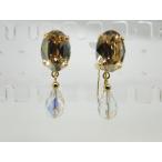 Yahoo! Yahoo!ショッピング(ヤフー ショッピング)痛くないイヤリング オーバル×ゴールデンシャドウ ピナチョコ 大きめ金具