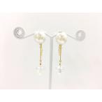 Yahoo! Yahoo!ショッピング(ヤフー ショッピング)痛くないイヤリング パール×きらきらハート 白 ピナチョコ