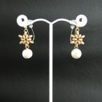 Yahoo! Yahoo!ショッピング(ヤフー ショッピング)痛くないイヤリング ゴールド 雪の結晶 パール ピナチョコ