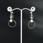 Yahoo! Yahoo!ショッピング(ヤフー ショッピング)痛くないイヤリング メビウスリングとパールのイヤリング ピナチョコ