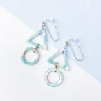 Yahoo! Yahoo!ショッピング(ヤフー ショッピング)痛くないイヤリング  淡色大ぶりアクリル ピナチョコ