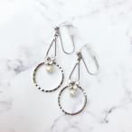 Yahoo! Yahoo!ショッピング(ヤフー ショッピング)痛くないイヤリング ジルコニアフラワー×BIGリング  ピナチョコ