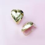 Yahoo! Yahoo!ショッピング(ヤフー ショッピング)痛くないイヤリング メタルBIGハート  ピナチョコ