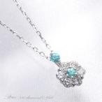 ネックレス レディース プラチナ パライバトルマリン ダイヤモンド Pt950