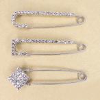  женский безопасность булавка Kabuto булавка стразы простой . дизайн ощущение роскоши 73mm