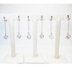  винт spring тип серьги покачивающийся корзина. средний . Cubic Zirconia женский 