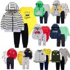 (訳あり) カーターズ Carter's フードなし パーカー ボディスーツ パンツ 3点セット ベビー服 男の子 10デザイン 6m 9m 12m 18m 24m（クロネコＤＭ便可） 秋 冬