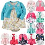 カーターズ Carter's カーディガン 半袖 ロンパース ワンピース 2点セット ベビー服 女の子 19デザイン 6m 9m 12m 18m 24m メール便可 かわいい おしゃれ 秋