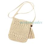  корзина сумка женский сумка на плечо наклонный .. пшеница .. сумка пикник море пляж лето сумка пшеница .. сумка легкий симпатичный . плетеный сумка наклонный ..