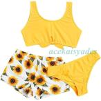 水着 女の子 スクール水着 セパレート 水着 ビキニ 3セット タンキニ 水着 水着女の子 キッズ セパレート ベビー 子供用 セット