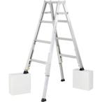 アルインコ 軽量伸縮脚付専用脚立 KARU-150 天板高さ1.11-1.41m 質量6.2kg　ALINCO （個人宅配送不可）（北海道・沖縄・離島は送料別途）