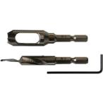 スターエム 皿取錐＆埋木錐セット 3.0mmx9.0mmx9.0mm 六角軸 58S-S3090 STAR-M