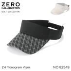 ゴルフ サンバイザー ZEROHALLIBURTON ゼロハリバートン メンズ モノグラム柄 82549