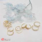 Yahoo! Yahoo!ショッピング(ヤフー ショッピング)イヤーカフ　ゴールドカラー　お得な5個セット　両耳用　マイクロパヴェクリアキュービックジルコニアカフピアスセット