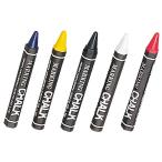 日本白墨工業 天神印 マーキングチョーク （パラフィンWAX） 24本入 （白/赤/青/黄/黒より選択） [MRC-1 MRC-2 MRC-3 MRC-4 MRC-5]