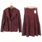 #wncsa сахалинский таймень to ширина . глициния столица .. юбка костюм красный серия чёрный две части вязаный общий рисунок flair с биркой как новый женский [652653]