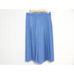 #ancjiyuuk Area Free брюки 38 бледно-голубой серия широкий брюки плиссировать велюр способ женский [674536]