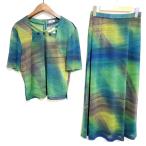 #snc автомобиль mi-Chamois выставить 9 зеленый серия две части градация короткий рукав длинный женский [711240]