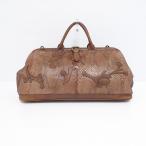 #anbibi The IBIZA сумка "Boston bag" чай кожа питон с ремешком . плечо ремень имеется женский [736190]