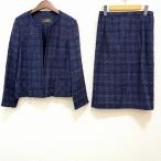 #anc Leilian Leilian юбка костюм 11 темно-синий выставить две части твид no color Франция производства ткань женский [777809]