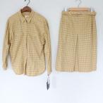 #asc Cara ok rusCARA O CRUZ Leilian Leilian выставить 11 желтый серия проверка рубашка flair ремень имеется женский [786589]