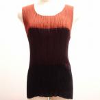#spc Issey Miyake ISSEYMIYAKE майка M чай цвет чёрный плиссировать женский [790839]