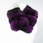 #wewa мужской kchu-ruwhaos COUTURE muffler мех мех пелерина шиншилла фиолетовый серия чёрный женский [798307] k01