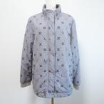 #wpcre владелец -ru спорт LEONARD SPORT жакет 42 серый Logo цветочный принт с хлопком Zip выше кнопка-застежка женский [816744]