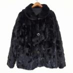 #wnc норка меховое пальто чёрный серия двусторонний женский [818582]