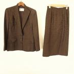 #anc Jun asidajunashida выставить 9 светло-коричневый тон Leopard рисунок две части задний Zip женский [832976]