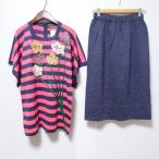 #sncsa сахалинский таймень to ширина . глициния столица .. выставить розовый темно-синий вязаный окантовка короткий рукав do Ла Манш цветочный принт как новый с биркой женский [841449]