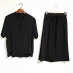 #spc поэзия ..sisendouhitosi Tamura HITOSHITAMURA юбка костюм чёрный из трех частей крепдешин лучший ремень имеется женский [841656]