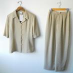 #snc Leilian Leilian выставить 9 бежевый брючный костюм две части короткий рукав женский [846880]