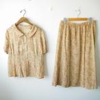 #snc Leilian Leilian выставить 13+ orange мульти- большой размер peiz Lee короткий рукав две части блуза женский [854258]