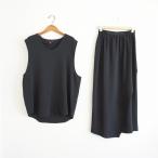 #sncsisendou поэзия ..hitosi Tamura выставить чёрный крепдешин одноцветный безрукавка женский [863339]