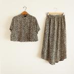 #spcsisendou поэзия ..hitosi Tamura выставить чёрный бежевый крепдешин короткий рукав воротник-стойка длинная юбка общий рисунок женский [865311]