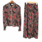 #anc non non кукла nonnondorl выставить чёрный красный зеленый две части peiz Lee цветочный принт mshu. с биркой прекрасный товар женский [879176]