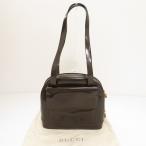 ショッピンググッチ #anb グッチ GUCCI ショルダーバッグ こげ茶 バンブー エナメル イタリア製 保存袋付き レディース [888895]