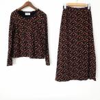 #anc Pink House PINKHOUSE выставить M чёрный красный зеленый две части клубника рисунок лента длинный задний Zip женский [894682]