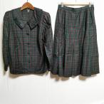 #wnc Leilian Leilian выставить две части проверка лента узор длинный рукав flair 11 зеленый красный чёрный женский [901876]