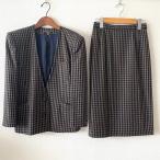 #wsc Leilian Leilian юбка костюм 9 бежевый темно синий no color проверка женский [904020]