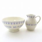 #anv Pink House PINKHOUSE посуда миска сливочник керамика комплект белой серии голубой женский [906178]