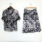 #sncma dam jo темно синий daMADAMJOCONDE выставить 38 серый серия чёрный фиолетовый две части короткий рукав общий рисунок лента боковой застежка-молния женский [909444]