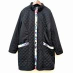 #wxcre владелец -ru спорт LEONARD SPORT пальто 44 чёрный серия с хлопком стеганое полотно Zip выше большой размер женский [913871]