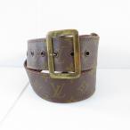 #apzb Louis Vuitton LOUISVUITTON ремень 80 чай Vintage монограмма унисекс [917576]
