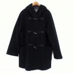 #wnc Burberry BURBERRY пальто 7 чёрный полупальто "даффл коут" с капюшоном . женский [918094]